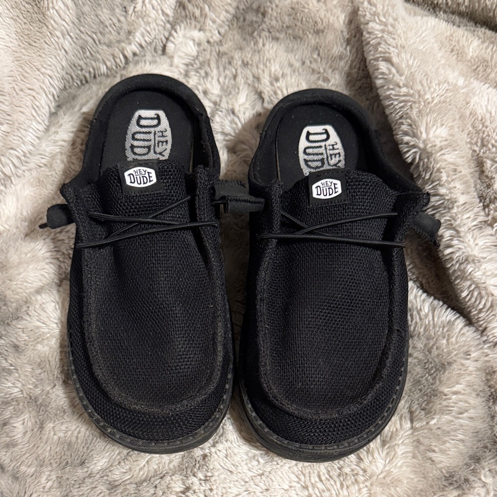 Hey Dude Black Slip-On Loafers